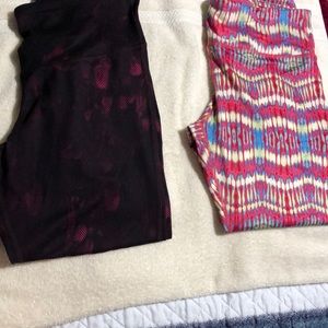 Workout capris pants. Combo pack